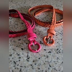2 Braided Belts!